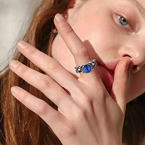 12Pcs Dragon Snake Vintage Punk Rings for Men