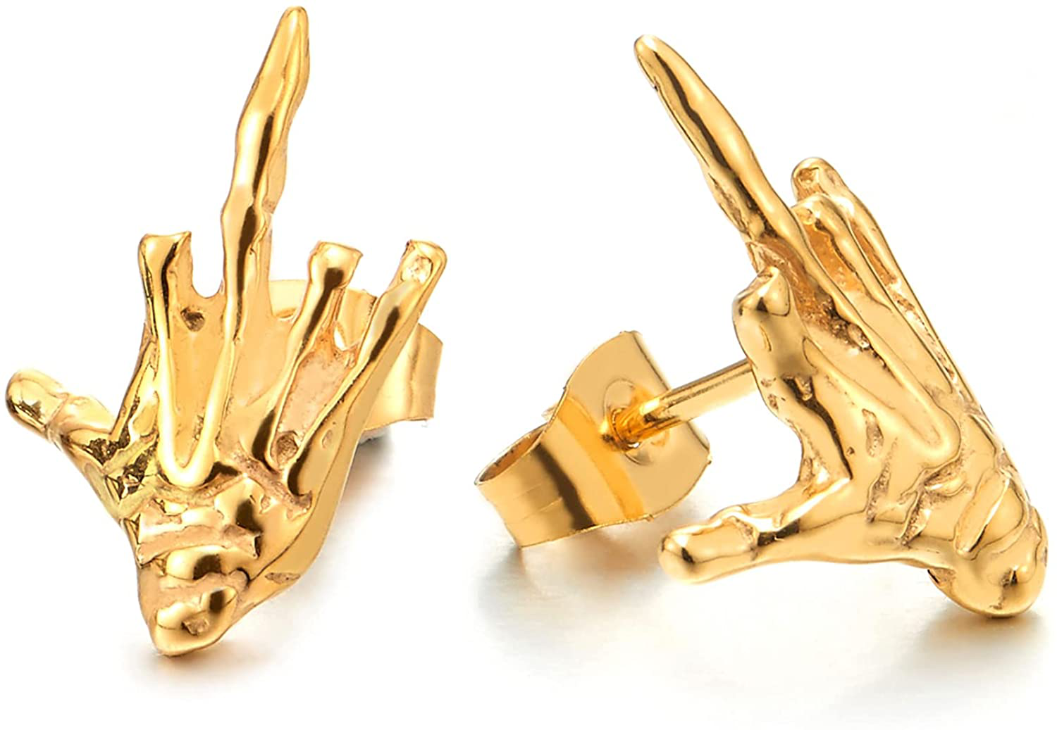 Punk Vintage Skeleton Stainless Steel Earrings