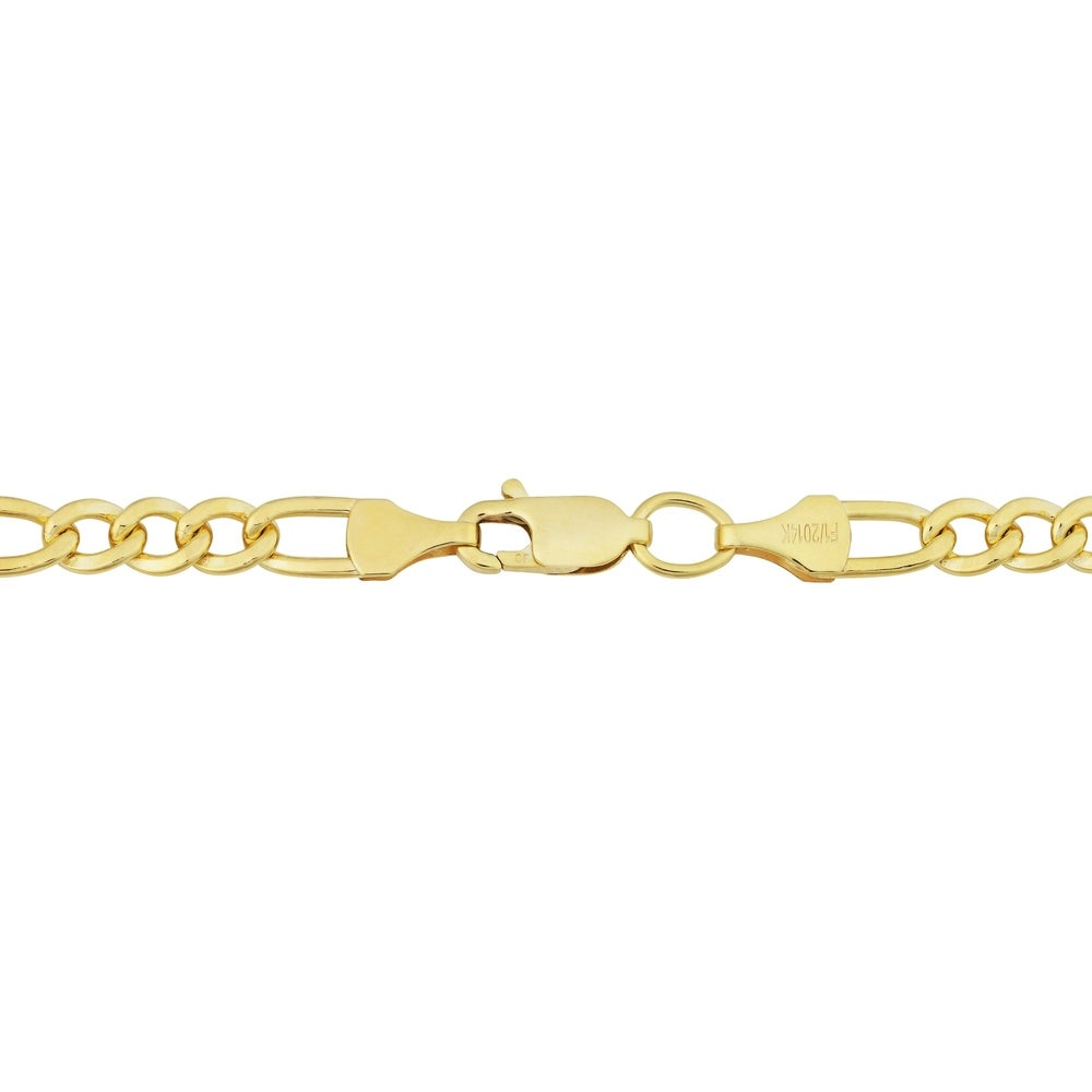 14K Yellow Gold-Filled Figaro Link Chain Necklace (18-36 Inches)