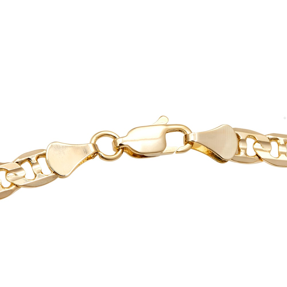 6Mm Gucci-Style (Mariner) Gold Overlay Chain (18-Inch) - 18" X 6Mm