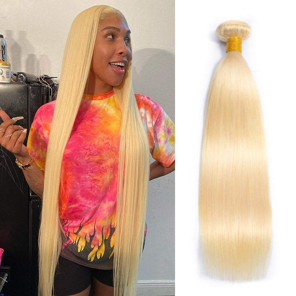 613 Color Straight Blonde Human Hair Bundles |Hair Weave