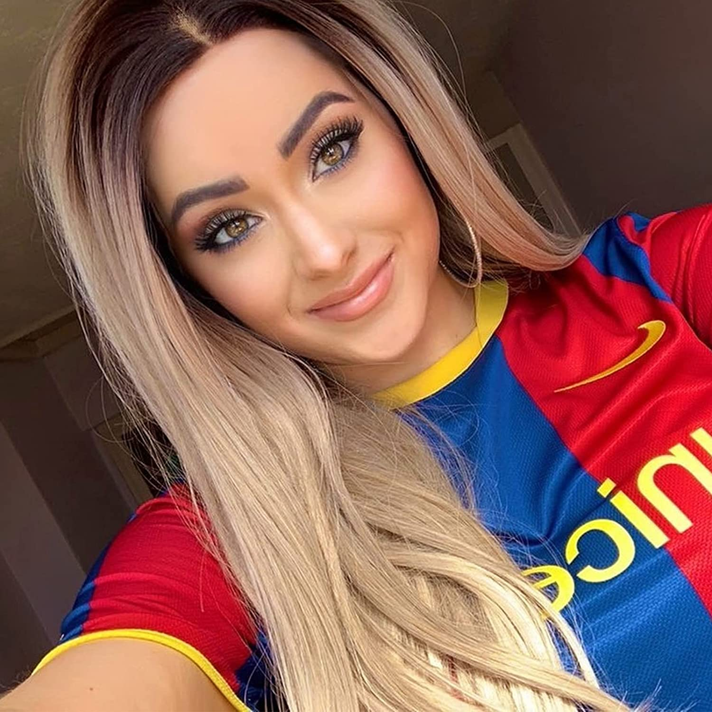 Ombre Blonde Lace Front Wigs for Women |22 Inches DragQueen13x3 Lace Wig