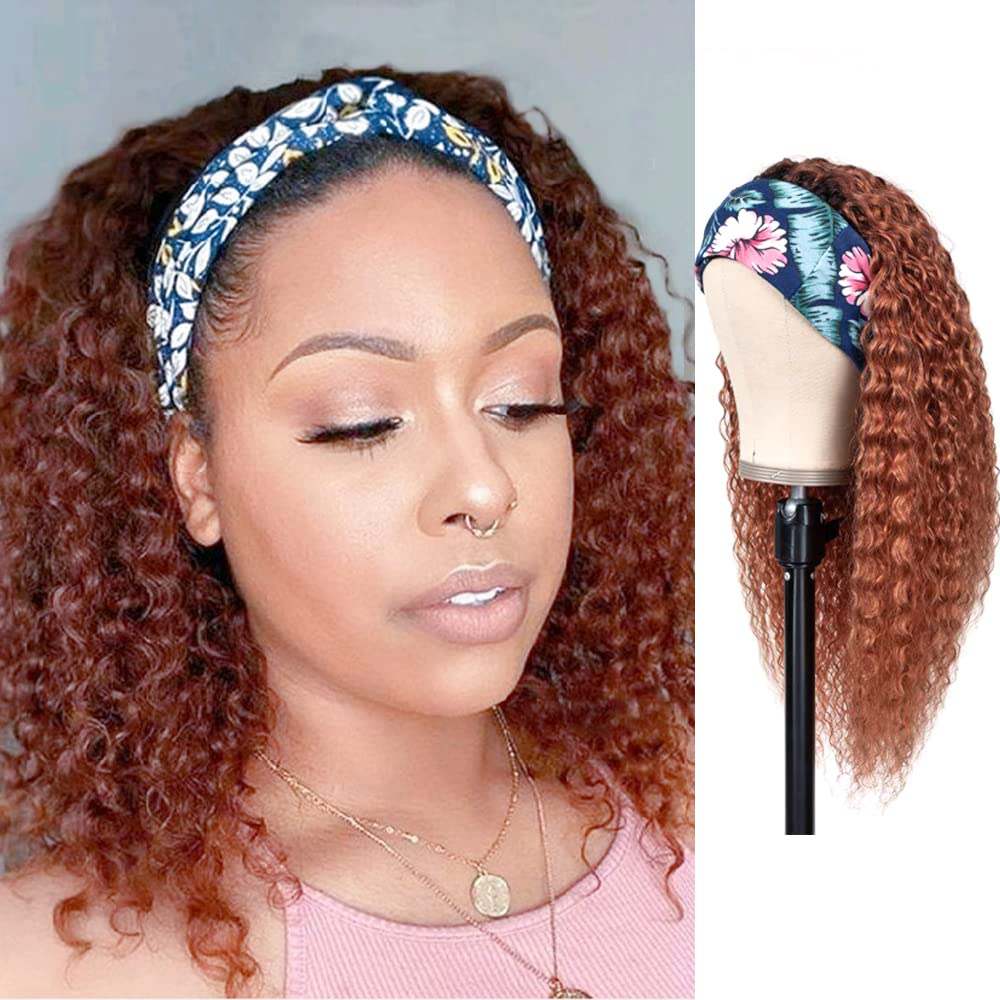 Short Bob 12 Inch Human Hair Headband Wig | Natural Black Color