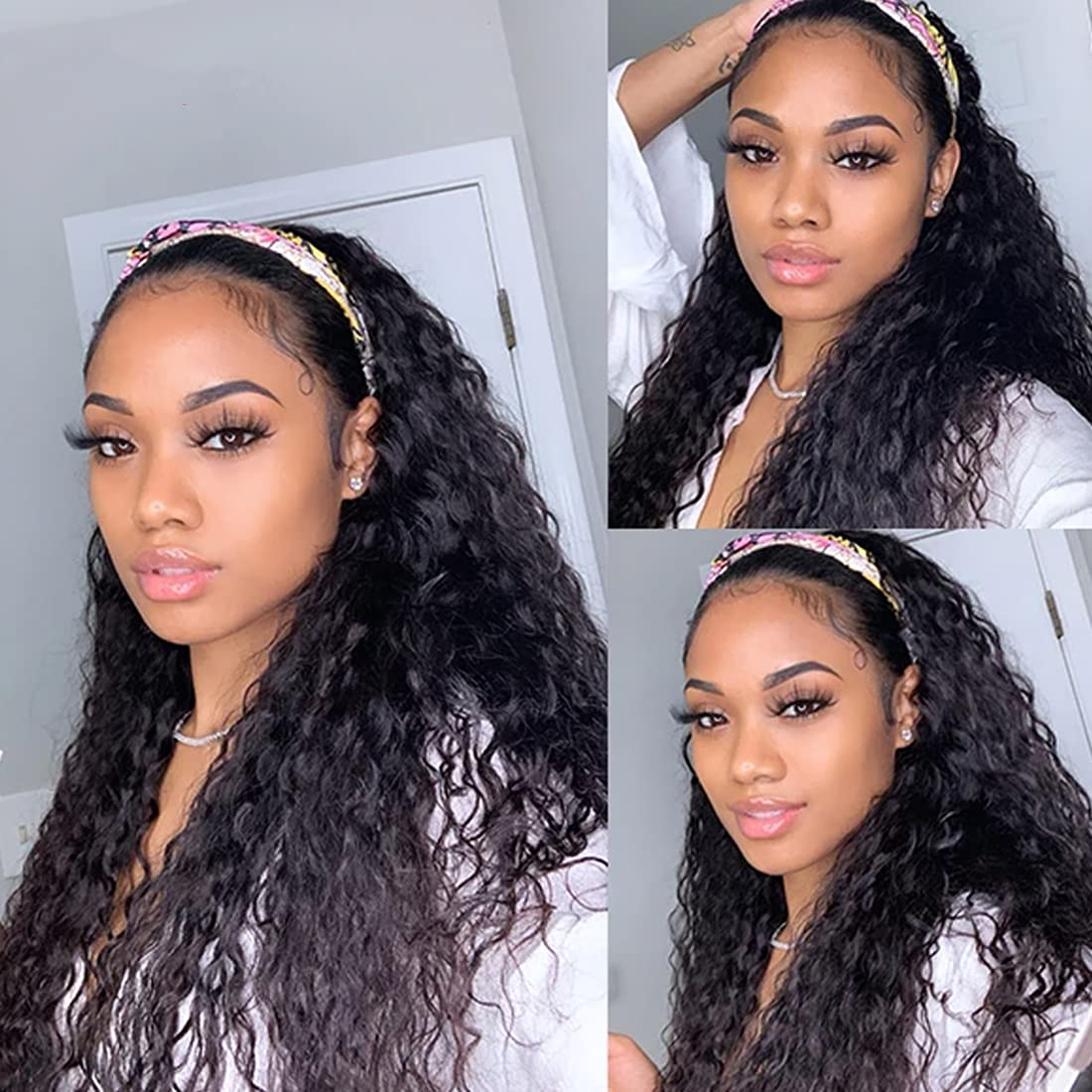 18inch Deep Wave Brazilian Virgin Human Hair Wig |150% Density