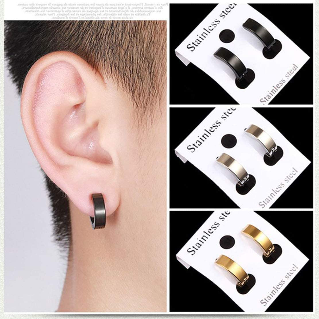 Punk Dangle Stainless Steel Earring