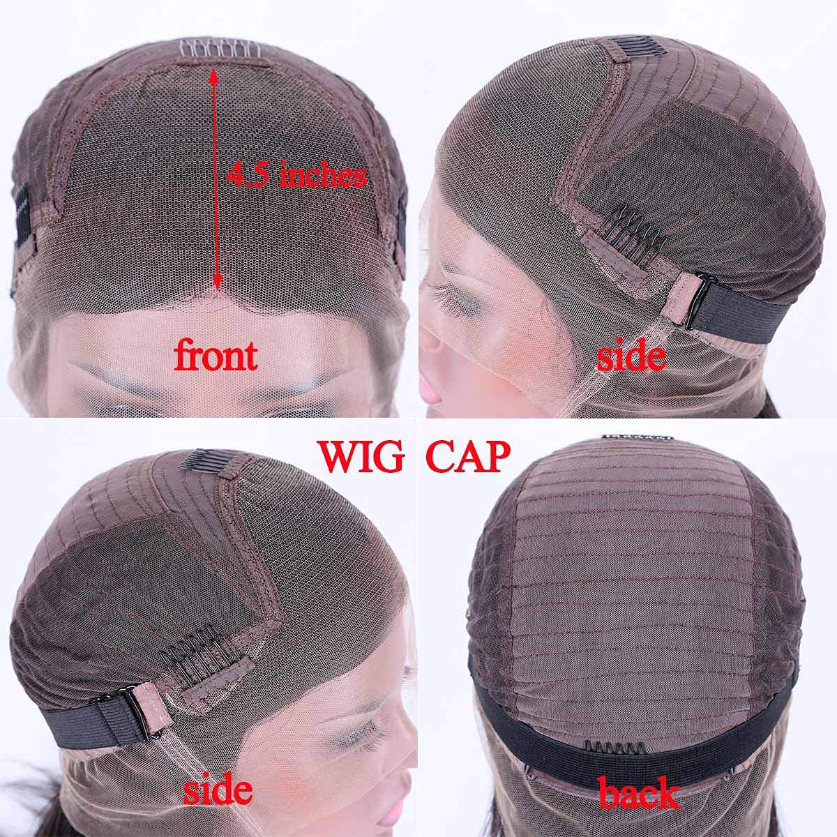 360° Free Parting Yaki Straight Brazilian Human Hair Wigs|Pre Plucked Hairline with Baby Hair