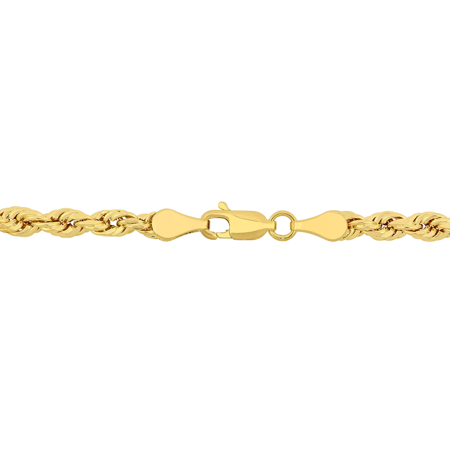 Necklace and Bracelet Set |10K Yellow Gold Rope Chain (4 MM)