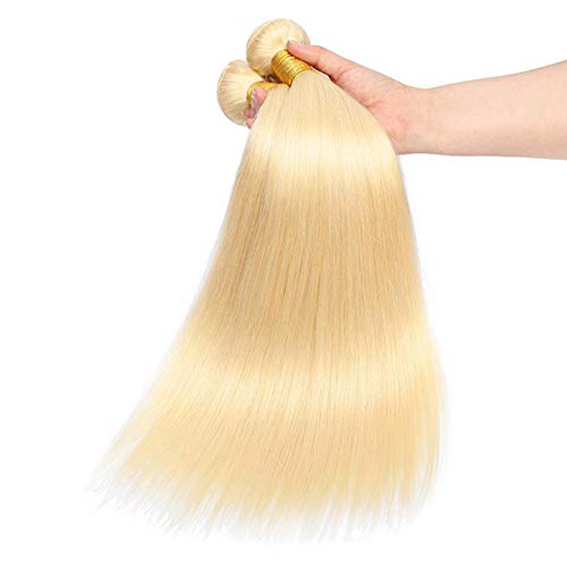 613 Color Straight Blonde Human Hair Bundles |Hair Weave