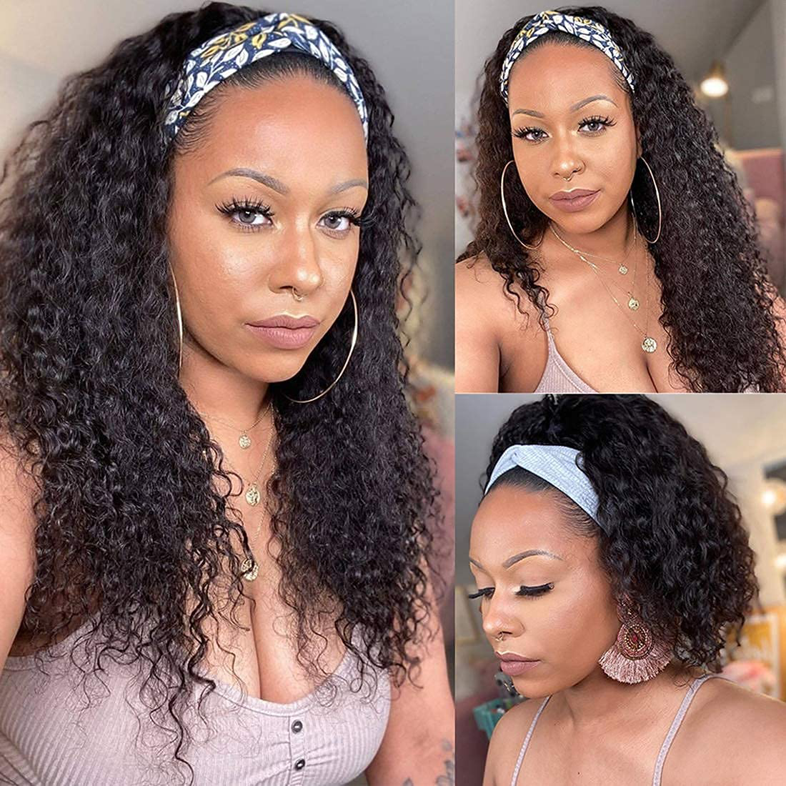 18inch Deep Wave Brazilian Virgin Human Hair Wig |150% Density