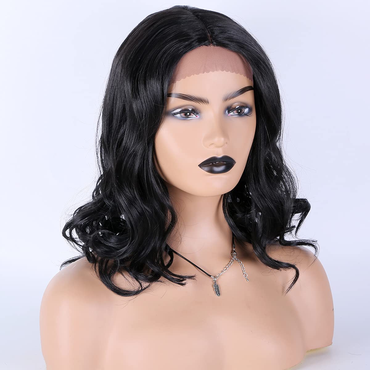 Shoulder Length Hair For Black Women,T-part lace area,black hair aesthetic,middle part hairstyles for black women,short black bob hairstyles,short bob wigs for black women side part,short black wig costume ideas,short black hair shoulder length bangs,Middle part bob hair wig,black hair styles black hair with bangs black hair cuts black wig with bangs black wigs that look real black hair wigs wigs hairstyles lace front wigs wigs hairstyles ideas black women lace front wigs