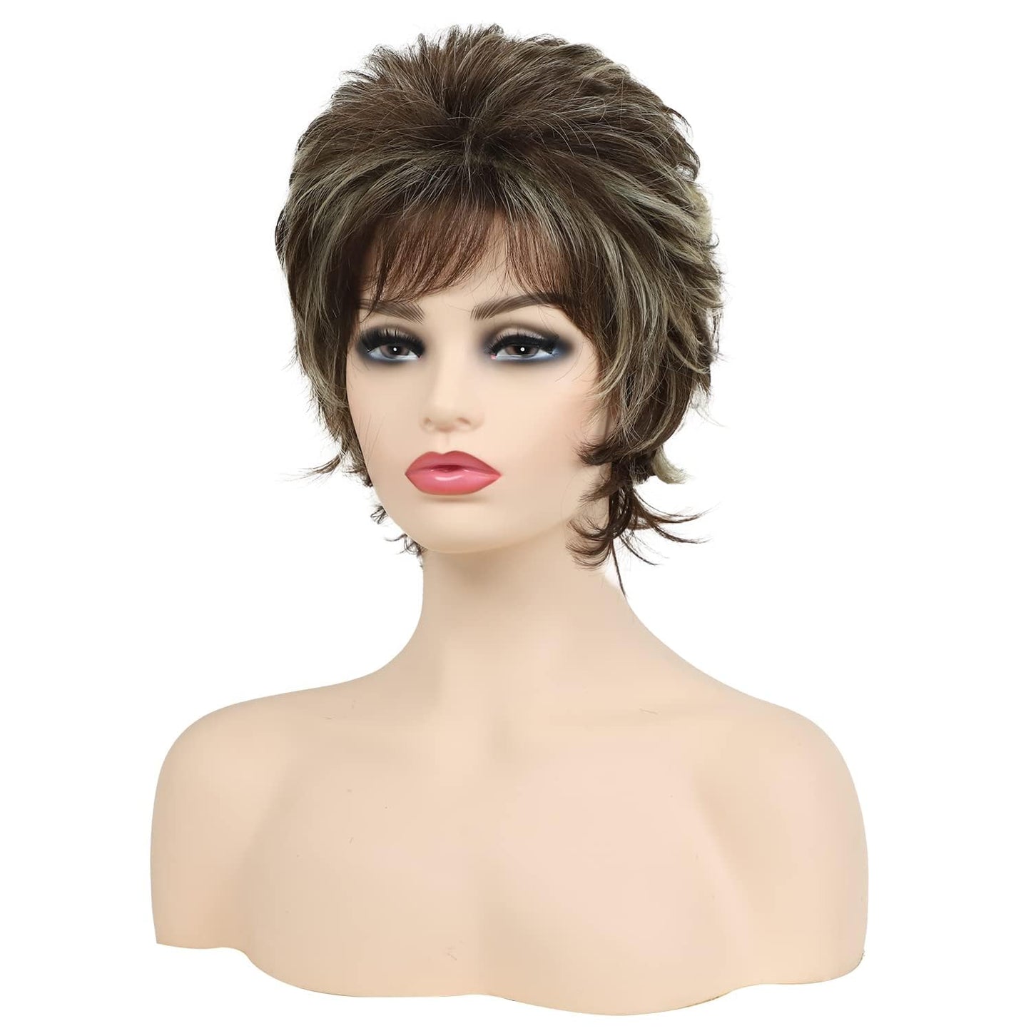 Short Blonde Pixie Cut Wigs for White Women