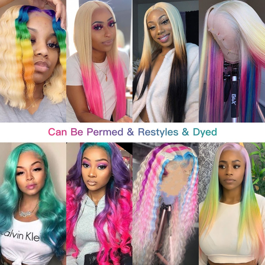 613 Blonde Human Hair Wigs, Lace Front Wig