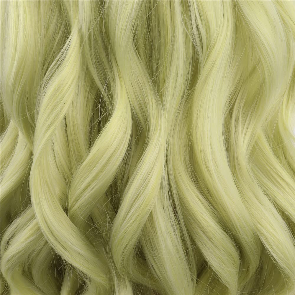 green hair dark green hair black green hair wigs hairstyles wigs wigs costumes wig wig with bangs wig shop wigs online wigs shops, Light Green Lace Front Wig Long Wavy
