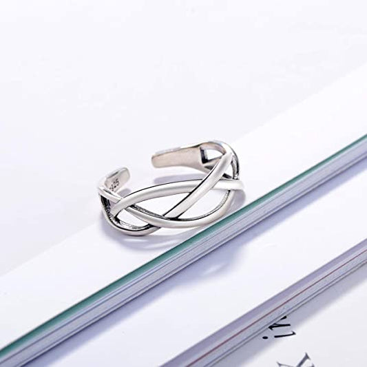 Unisex Resizable Celtic Knot Open Finger Ring