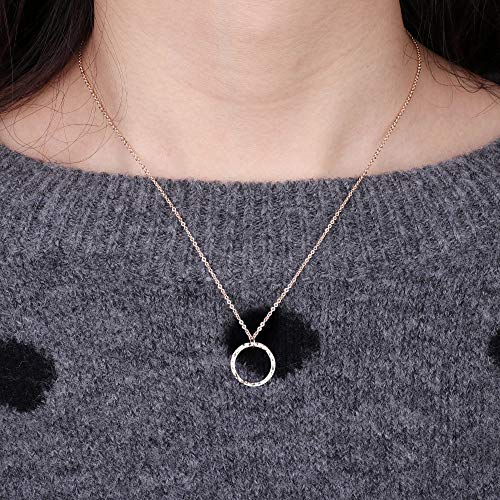 Turandoss Dainty Layering Pearls Necklace