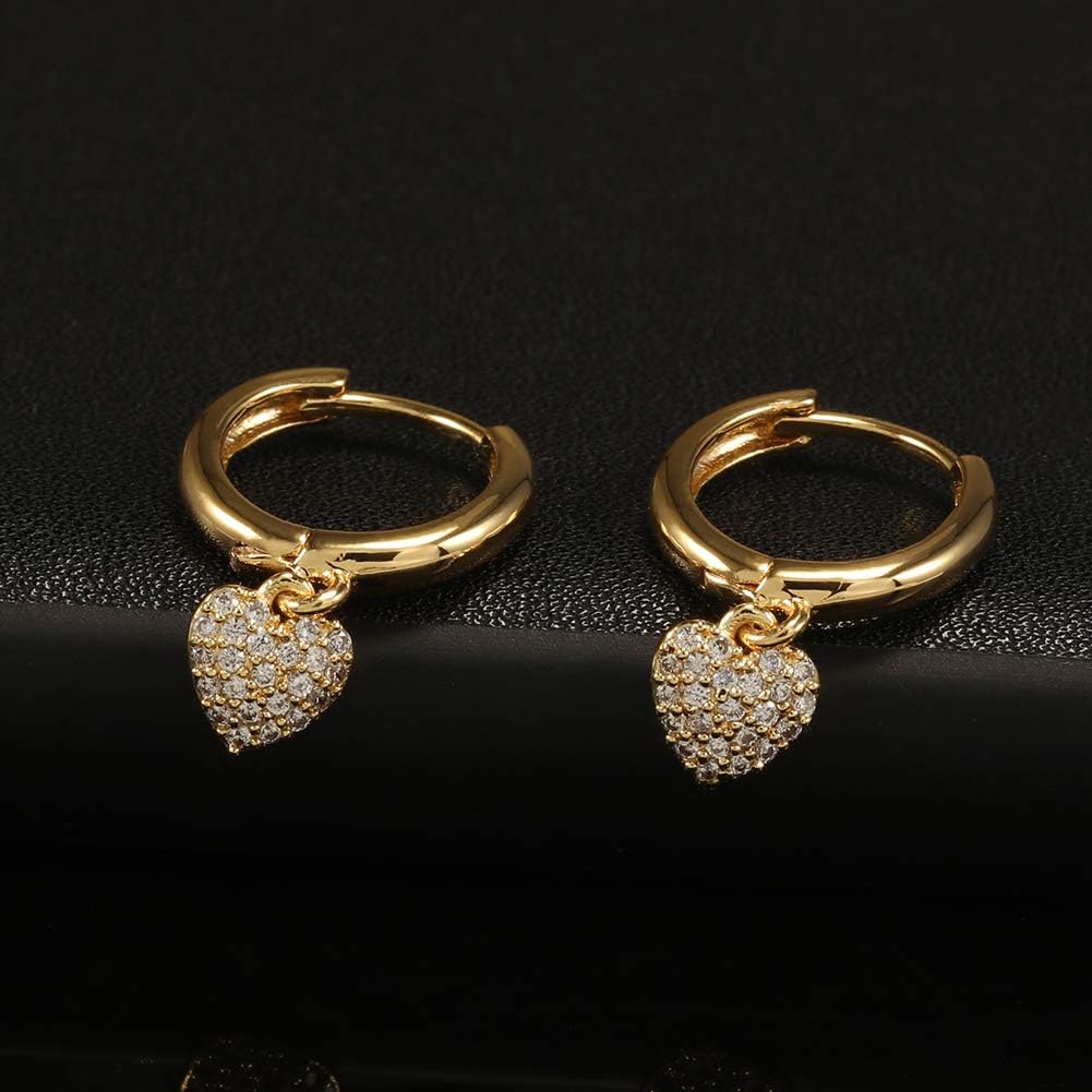 18K Gold Plated Huggie Small Hoop Earrings