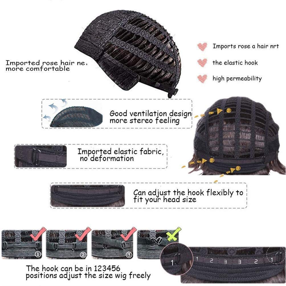 Long Curly Middle Part Red Hair Wig