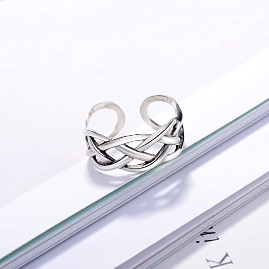 Vintage Celtic Knot 925 Sterling Silver Ring