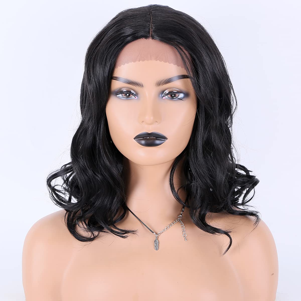 Shoulder Length Hair For Black Women,T-part lace area,black hair aesthetic,middle part hairstyles for black women,short black bob hairstyles,short bob wigs for black women side part,short black wig costume ideas,short black hair shoulder length bangs,Middle part bob hair wig,black hair styles black hair with bangs black hair cuts black wig with bangs black wigs that look real black hair wigs wigs hairstyles lace front wigs wigs hairstyles ideas black women lace front wigs