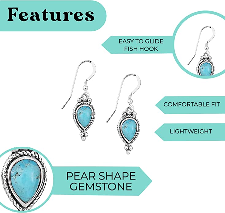 Turquoise Dangle Earrings