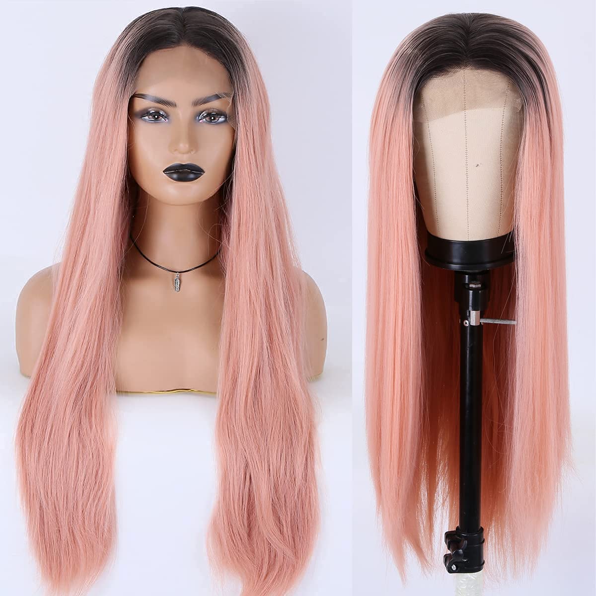 13×4 Long light Pink Straight Wig,Ombre Pink Lace Front Wig,pink black hair,ombre hair color for black hair,ombre pink hair,pink wig,wigs,hot pink hair,pink hair inspiration,pink hair color,light pink hair,rose gold hair,rose gold costume hair,rose pink hair wigs,rose gold hair ombre,pink roots black hair wig,pink roots black hair wig black girl,pink and black hair black wig,Pink hair black,Pink root black hair wig,Black and pink hair black wig,pink hair lace front wig,pink roots on black wig