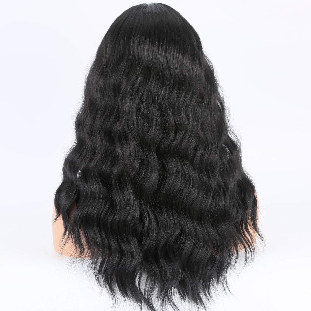 Long Black Wavy Wig Black Wig,black wavy hair aesthetic,black wavy hairstyles,medium length wavy hair black women,long layers wavy hair natural curls,long wavy hairstyles for wedding,wavy wig,wavy lace front wigs,long black wigs that look real