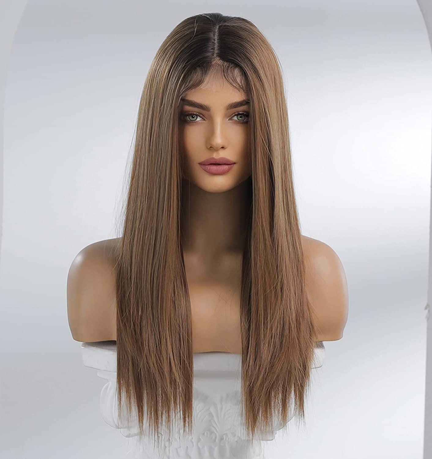 brown lacefront wig,medium brown wig,brown hair wigs for women,black ombre wig,hair ombre wig,ombre wigs,straight wigs,straight hair wig,straight wigs for women,lace synthetic wig,wigs for black women,lace wig,hair wig,synthetic wigs,wig synthetic,soft synthetic wigs