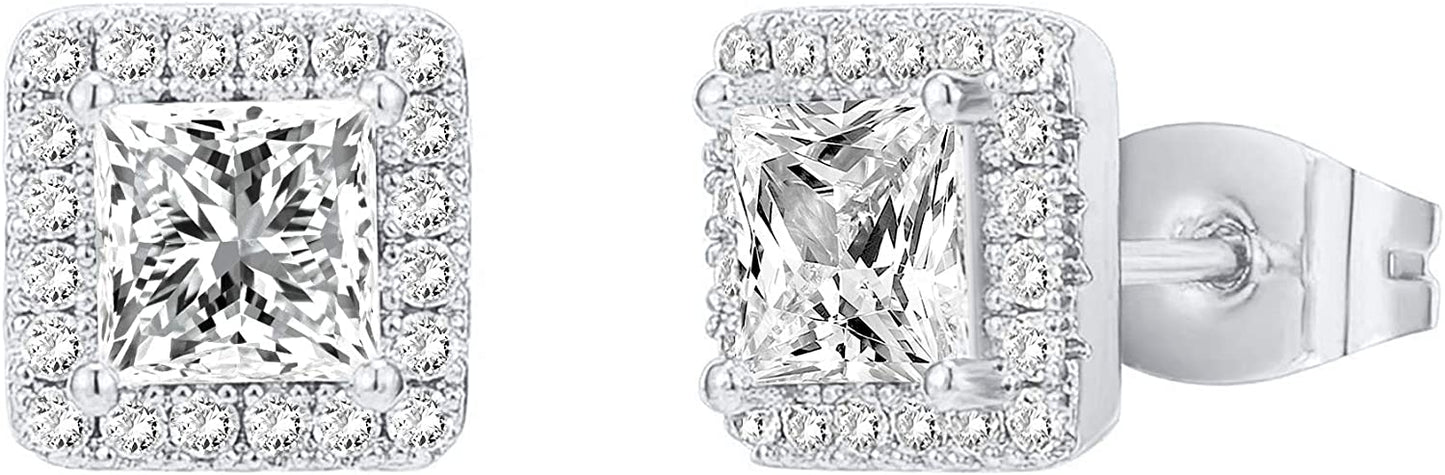 14K Gold Diamond Earring