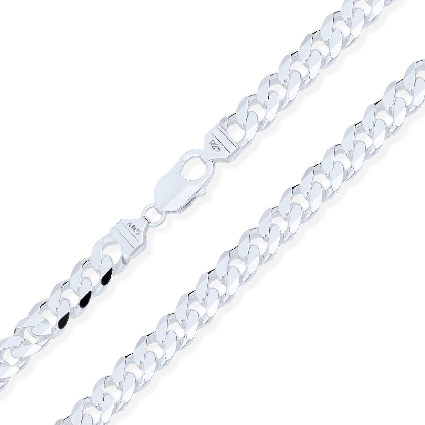 Solid Heavy 250 Gauge 925 Sterling Silver-18 Inch Chain Necklace For Men