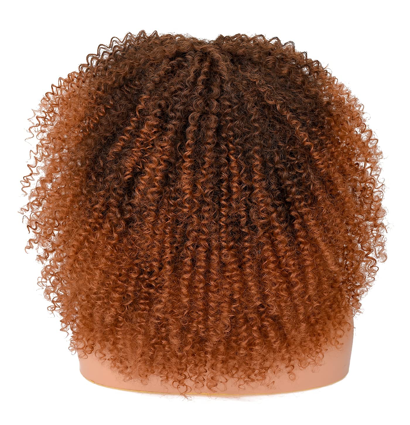 Kinky Curly Wigs With Bangs