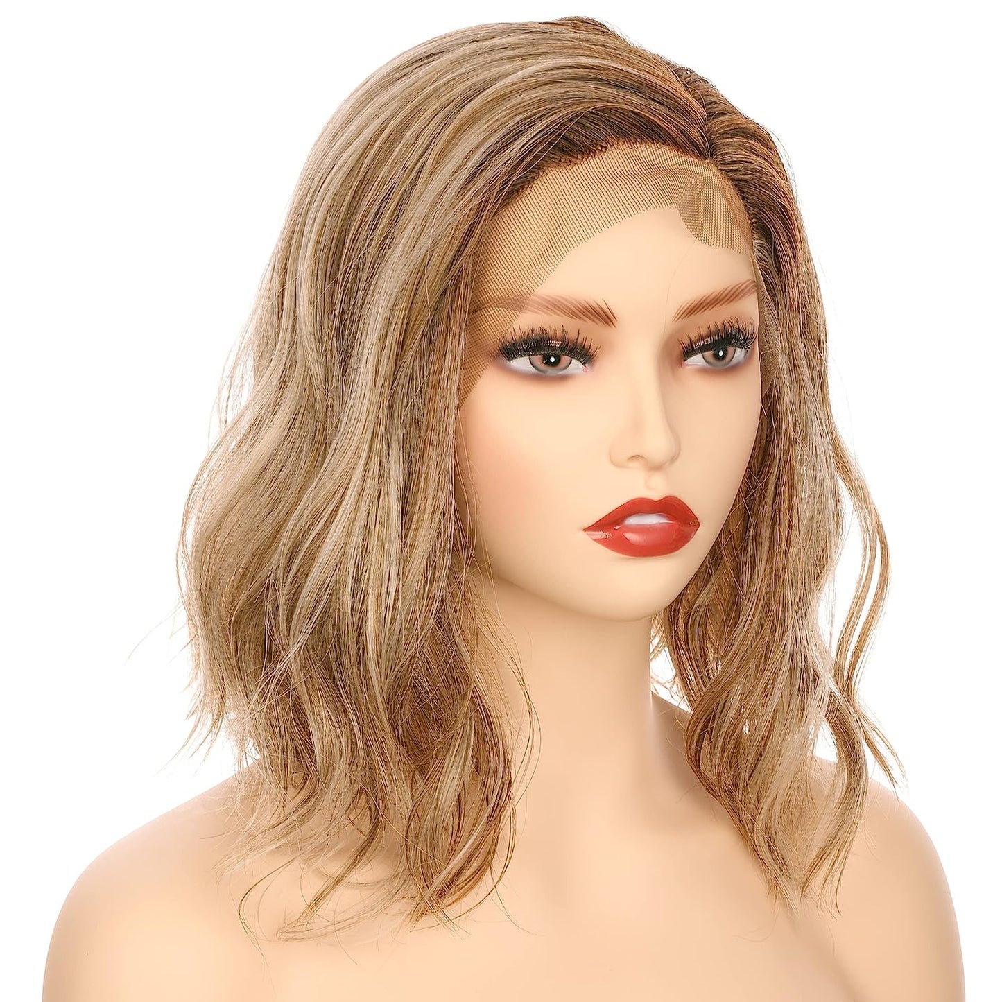 Short Wavy Wig Bob Wigs for Women