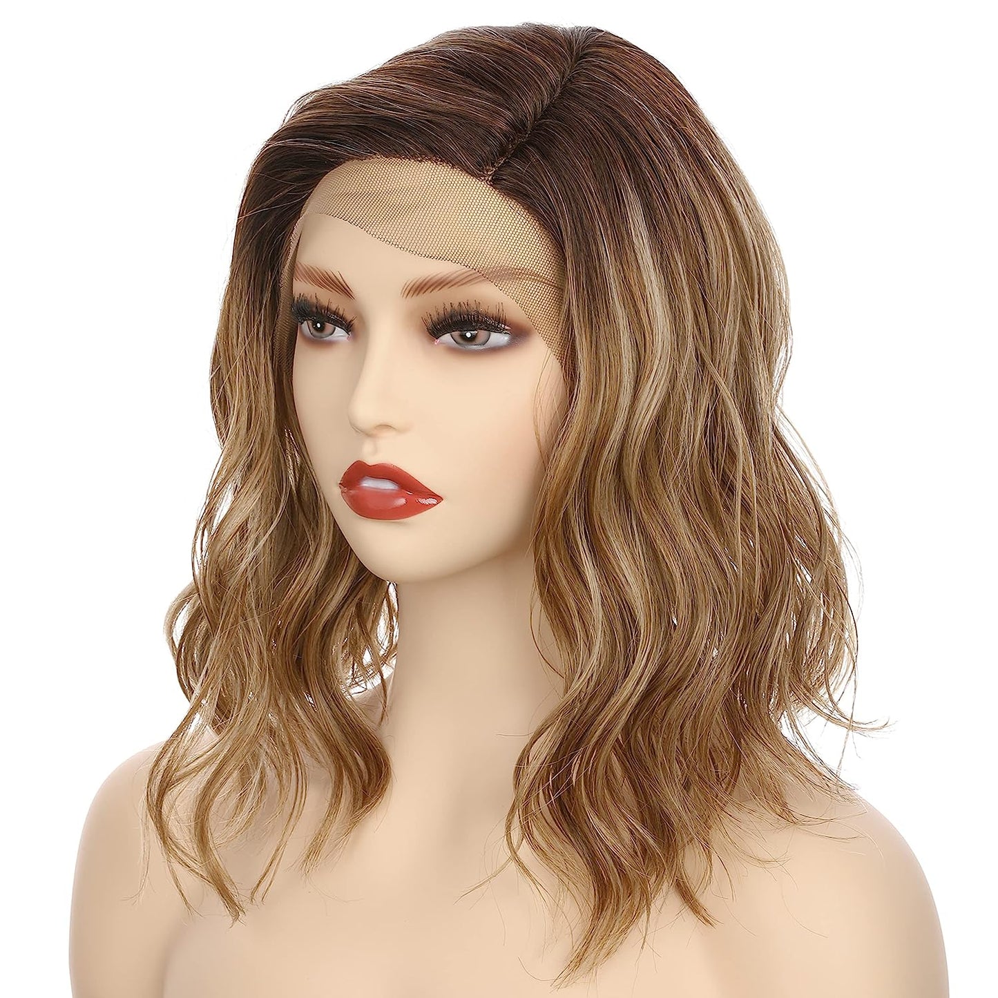 Short Wavy Wig Bob Wigs for Women