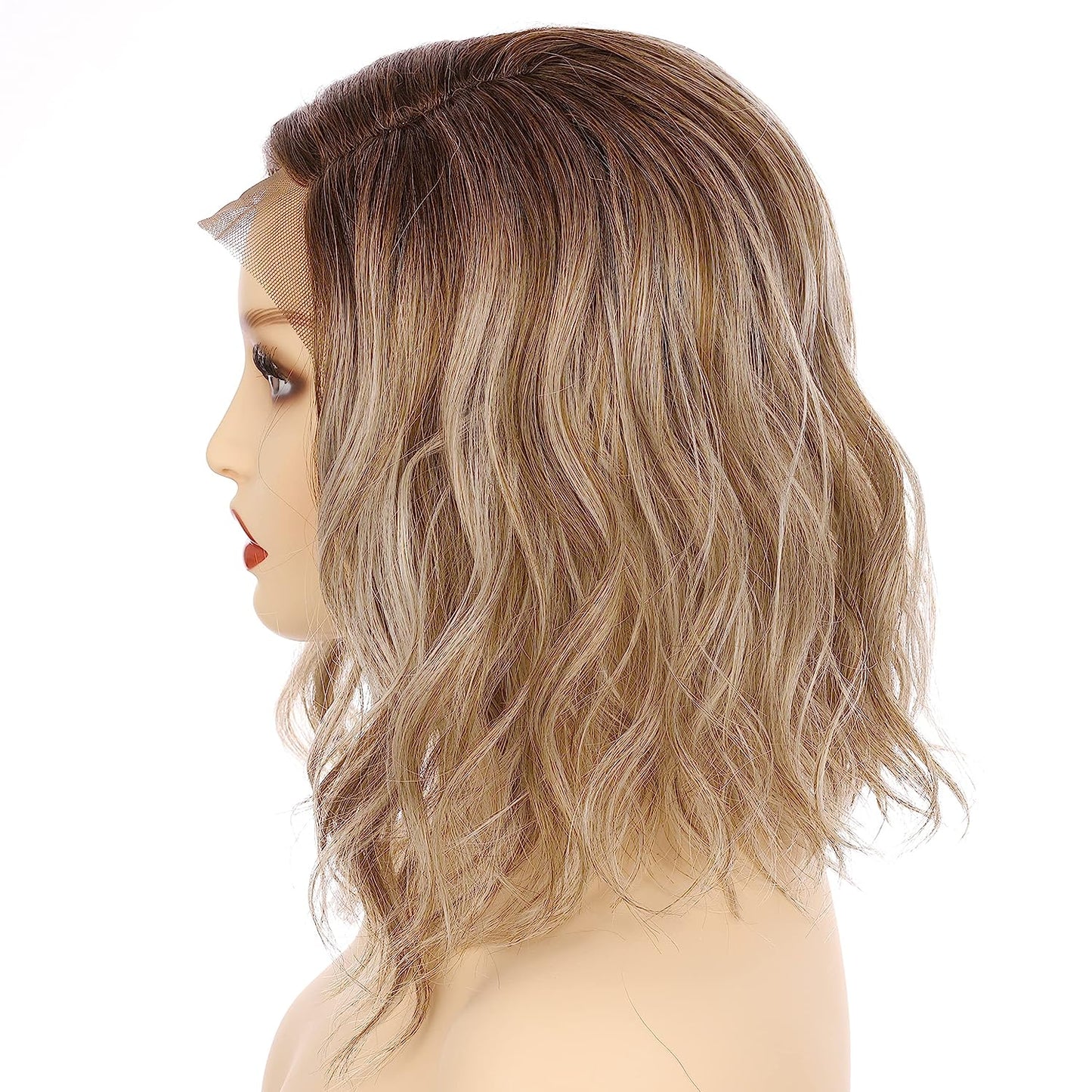 Short Wavy Wig Bob Wigs for Women