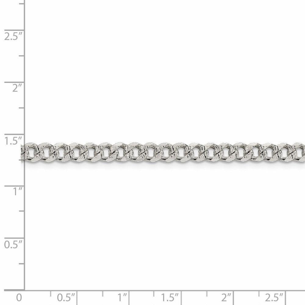 Pave Curb Chain 925 Sterling Silver Necklace