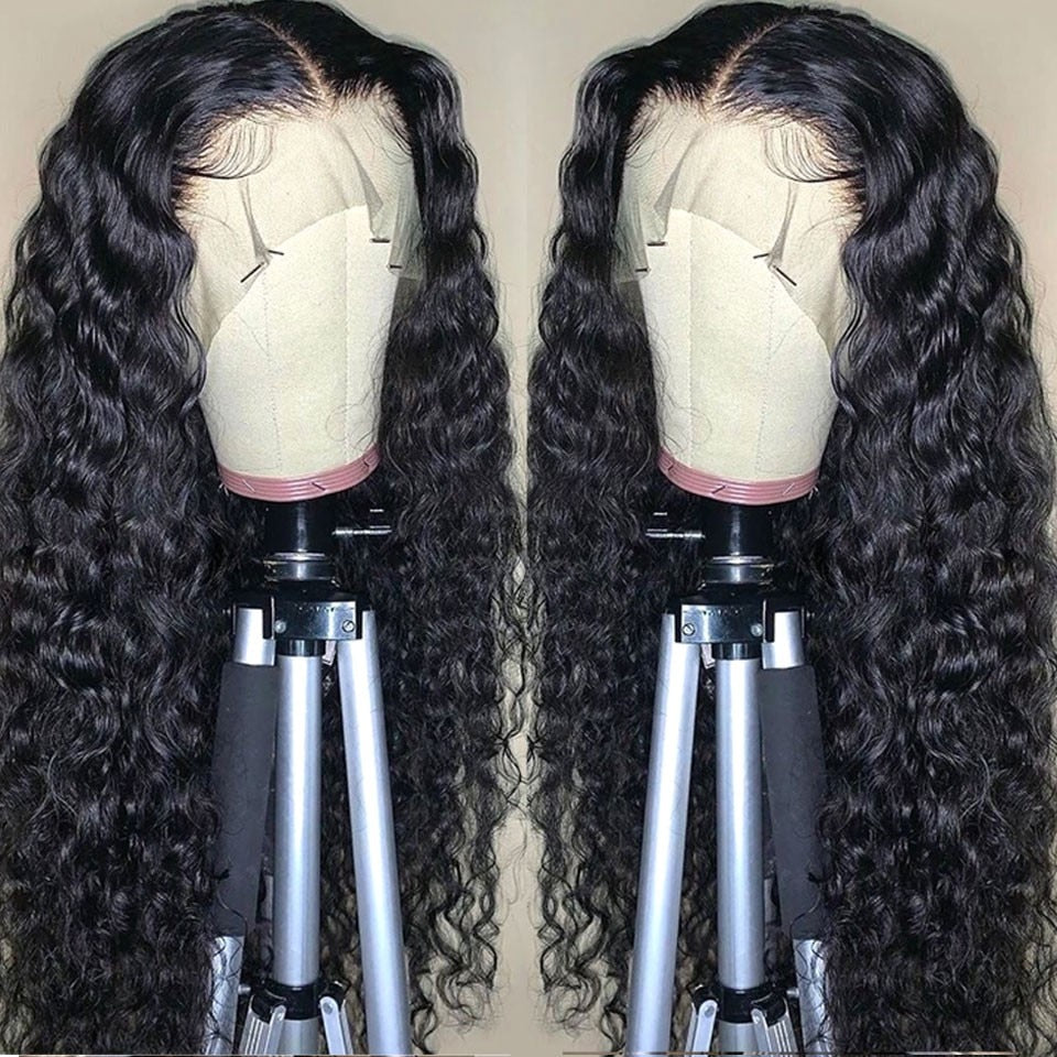Water Wave HD Lace Frontal Brazilian Human Hair Wigs