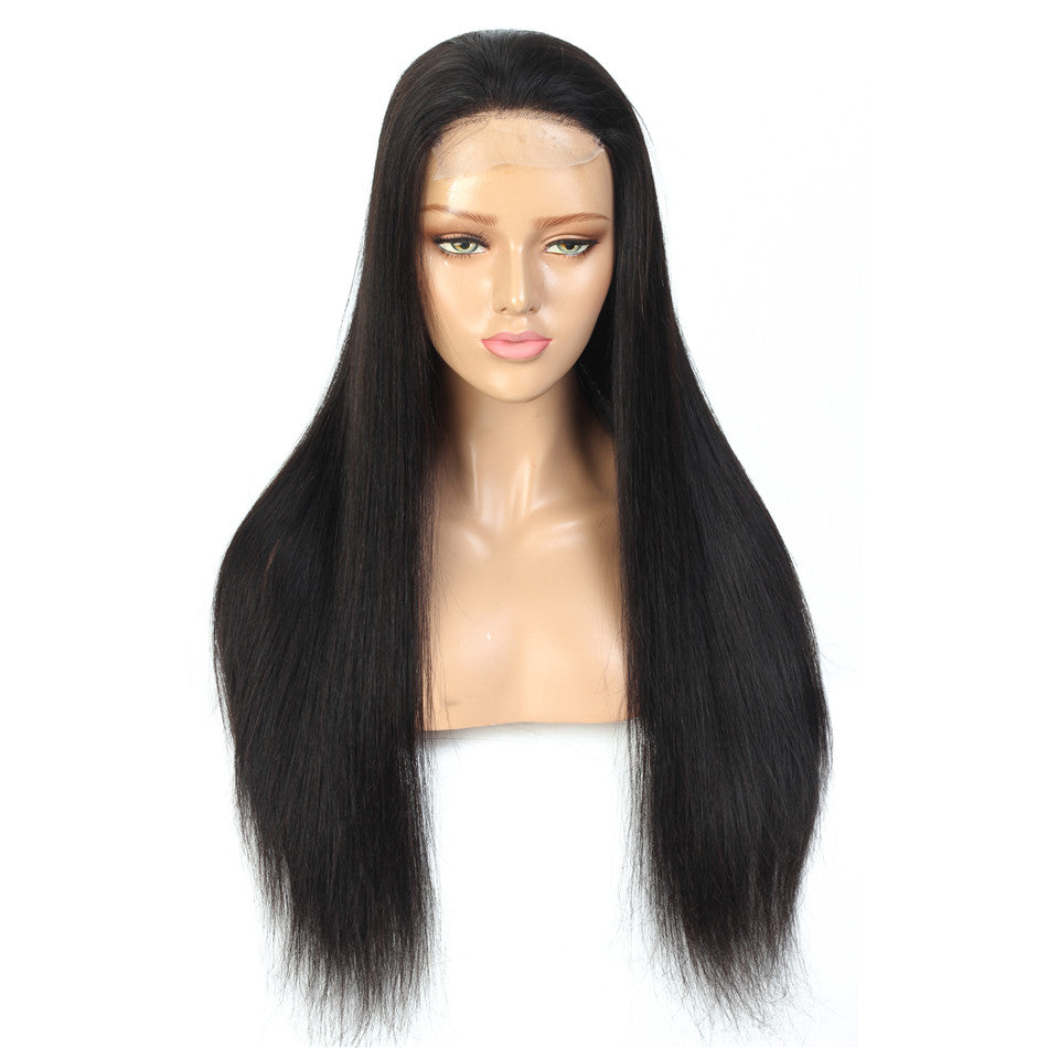 13x6 Bone Straight HD Transparent Lace Front Human Hair Wigs
