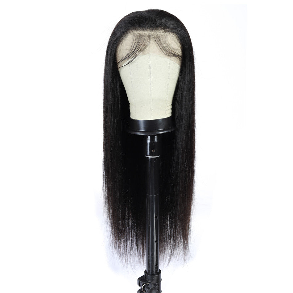 13x6 Bone Straight HD Transparent Lace Front Human Hair Wigs