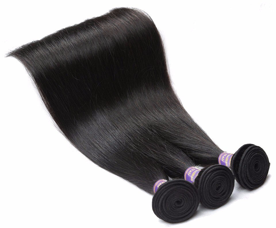 38inch Long Straight Non Remy Hair Human Hair Bundles