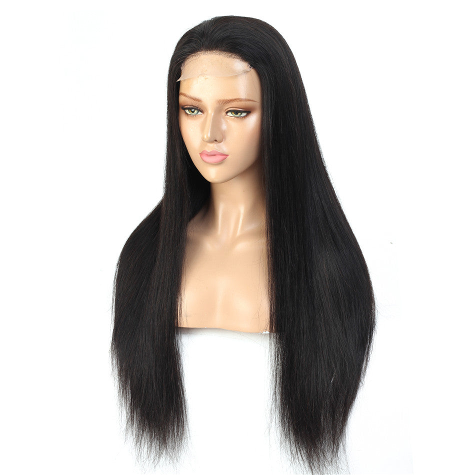 13x6 Bone Straight HD Transparent Lace Front Human Hair Wigs
