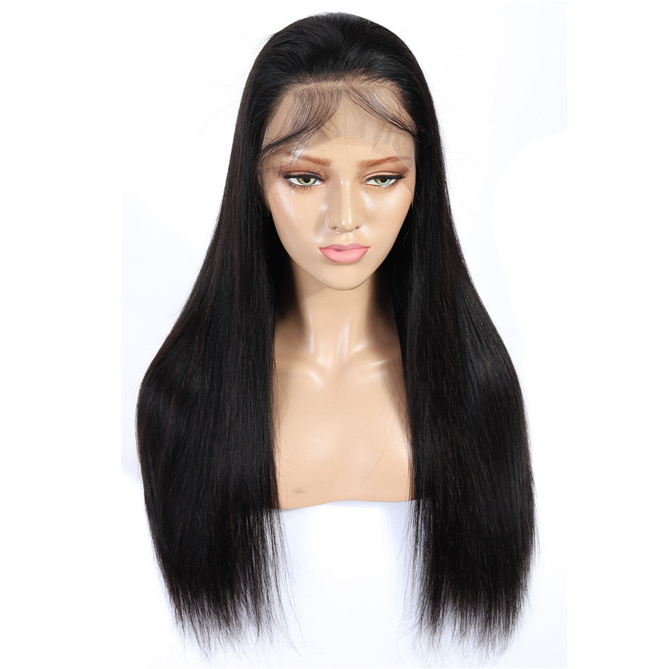 13x6 Bone Straight HD Transparent Lace Front Human Hair Wigs