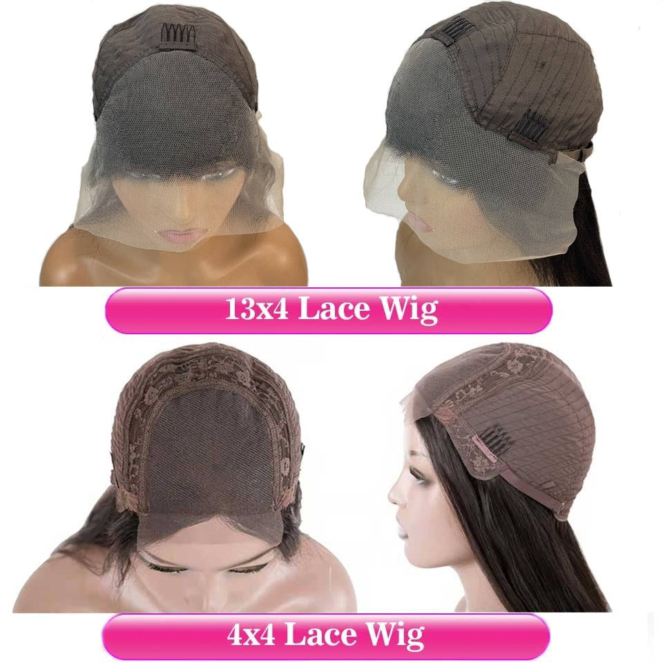 30 34 Inch Highlight Ombre Lace Front Wig Curly