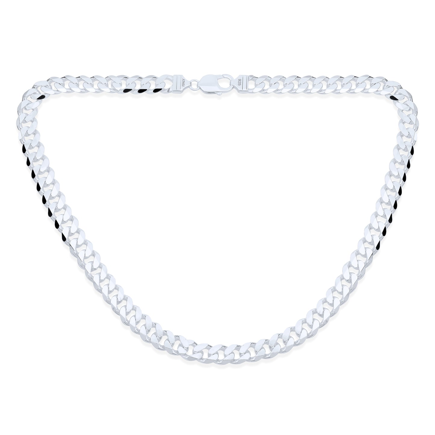 Solid Heavy 250 Gauge 925 Sterling Silver-18 Inch Chain Necklace For Men