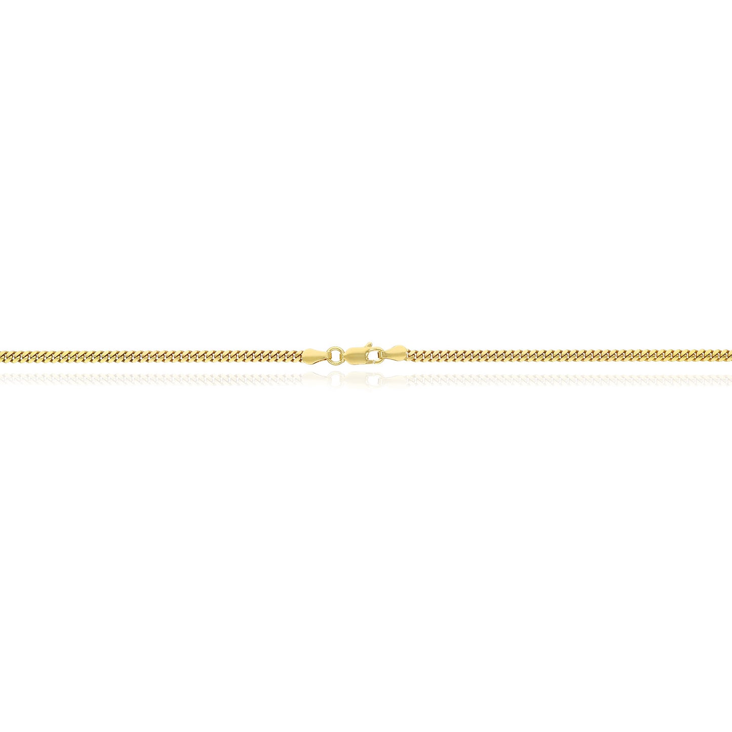 2MM-2.5MM Solid Gold Miami Cuban Chain|10K Real Fine Gold Jewelry For Men Women