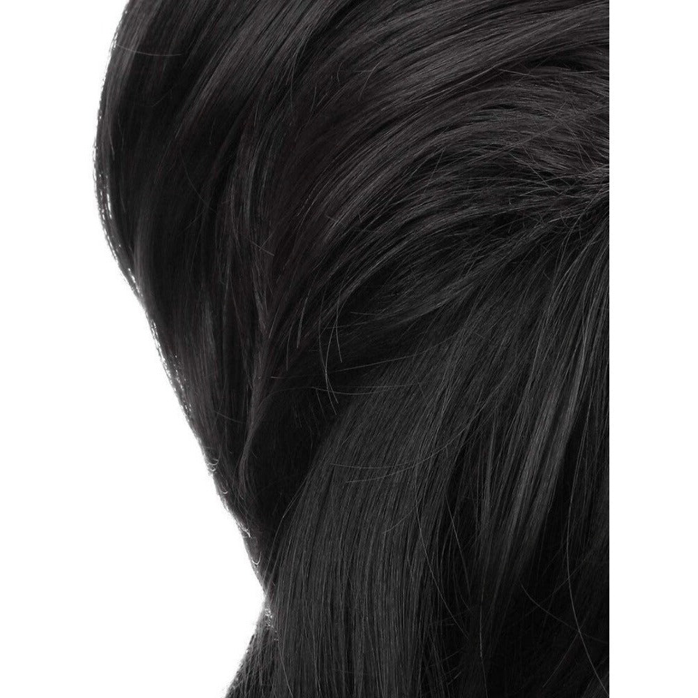 60’s Black Long Curly Wavy Beehive Wigs DragQueen-Women