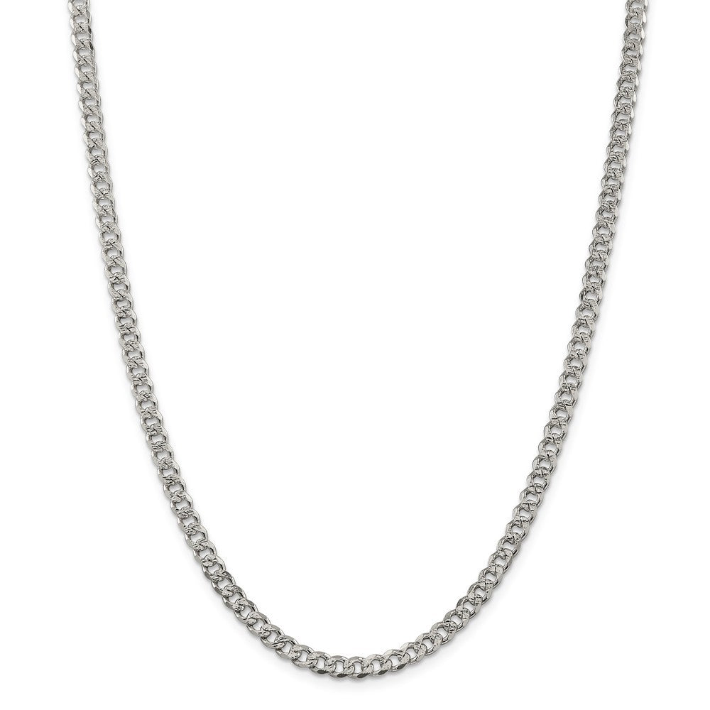 Pave Curb Chain 925 Sterling Silver Necklace