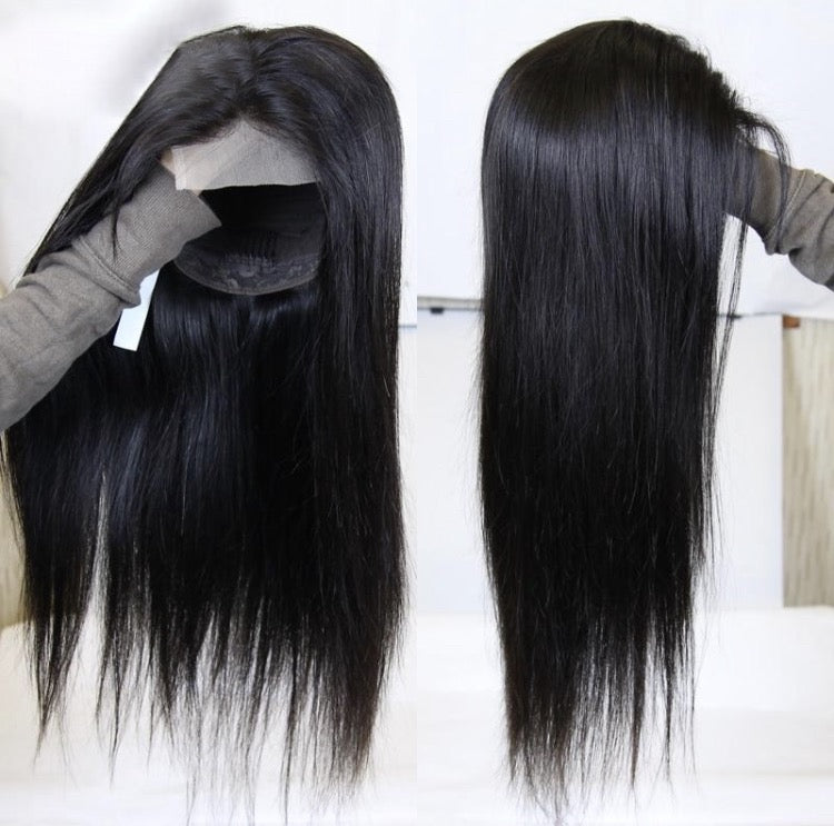 5x5 HD Lace Closure Straight Lace Frontal Human Hair Wigs
