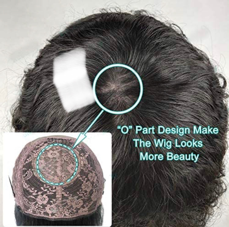 Long Yaki Full Human Hair Wig With Bangs