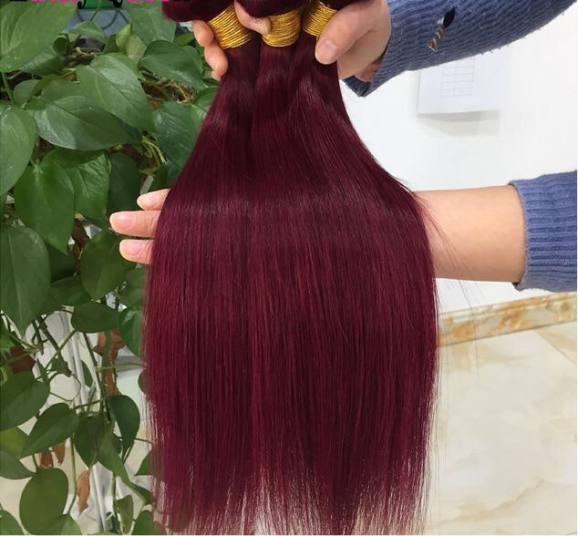 99J/Burgundy Ombre Bundles