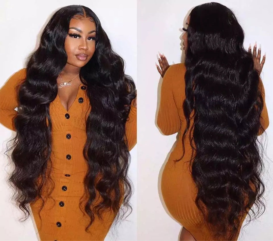 Body Wave Human Hair Bundles With Closure Lace Closure