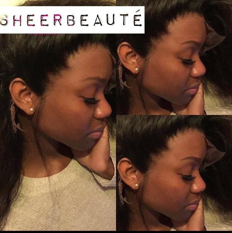 5x5 HD Lace Closure Straight Lace Frontal Human Hair Wigs